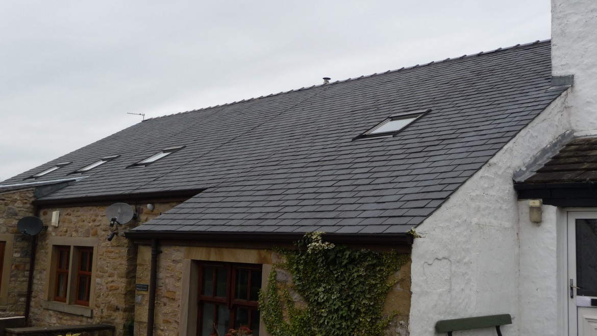 Re-roofing a slate roof